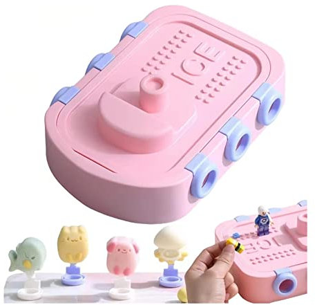 YANHAO Juego de moldes for paletas, 6 Piezas, moldes de Silicona for Hacer paletas, moldes for Helados, moldes for Helados, Accesorios de Cocina, fácil liberación de Leche Materna, Reutilizables, sin