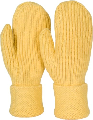 styleBREAKER Damen Fausthandschuhe Perlrippen | Elastischer Handwärmer ohne Daumen, doppelter Bund gegen Kälte, Einheitsgröße passend für 16-21 cm Handumfang, warm.