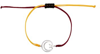 Gök-Türk Unisex Armband Halbmond mit Stern Ay Yildiz Türkische Flagge Türkei