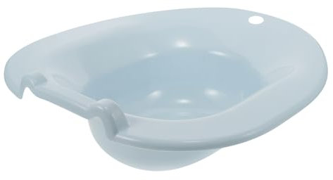 TOVINANNA Sitzbad Wanne Für Schwangere Ergonomisches Toilettenbecken Zur Linderung Von Entzündungen Faltbares Design - Mit Überlaufloch Für Und Hygiene
