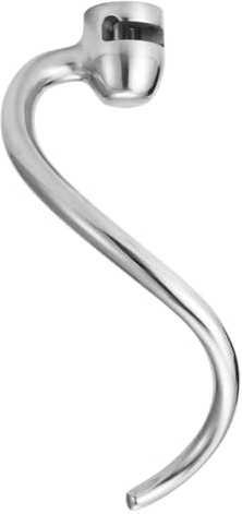 Namvo rostfritt stål spiraldegkrokbyte för KitchenAid 6 Quarts skål-lyftblandare, hållbart brödknådningstillbehör för tung deg, lätt att rengöra