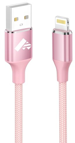 Aioneus iPhone Charger Cable, Lightning Cable 3FT/1M iPhone Charger Fast Charging Braided USB iphone Charging Cable Lead for iPhone 14 13 12 11 Pro Max XS XR X 8 7 6 Plus 5 SE,iPad