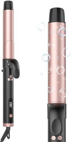 Automatic Rotating Curling Wand/Curling Tongs with 32mm Large Barrel, Al salama Hair Curler-5 Heat Settings & 600 Million Negative Ions, Easy Styling Long Lasting Curls for Thick/Fine/Damaged Hair