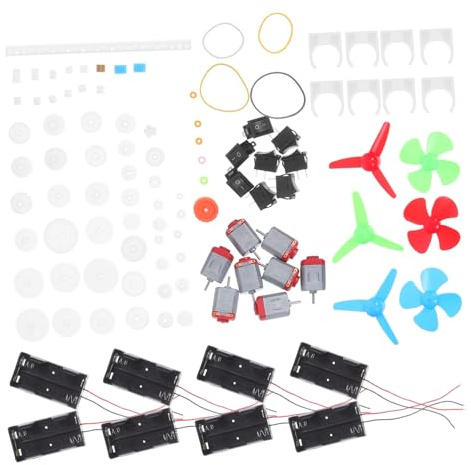 FIXOSHEE Kit Di Costruzione Elettrica Per Adolescenti Ruote Per Progetti Scientifici Fai Da Te Kit Per Esperimenti Sull'Elettricità Giocattoli Per Circuiti
