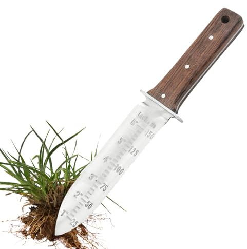 Youding Herramienta de Corte de jardín | Acero Inoxidable con Protectora, Pala de Mano con Borde de Corte para jardinería | para Mujeres, Hombres, Personas Mayores y entusiastas del jardín como