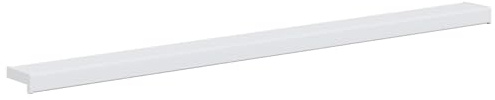 davanzale in PVC bianco, 160 x 10 x 4,5 cm
