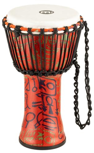 Meinl Percussion Rope Tuned Travel Series Djembe, Mehrfarbig (PADJ1-S-F)