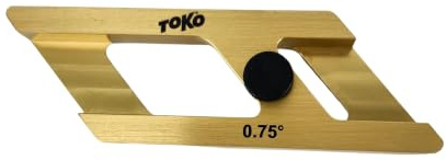 TOKO Base Angle World Cup 0,75°, Präzisionswerkzeug für die Feilenführung der belagseitigen Kante (für die 0,75° hängende Kante, aus hochwertigem Aluminium, Weltcup-Niveau)