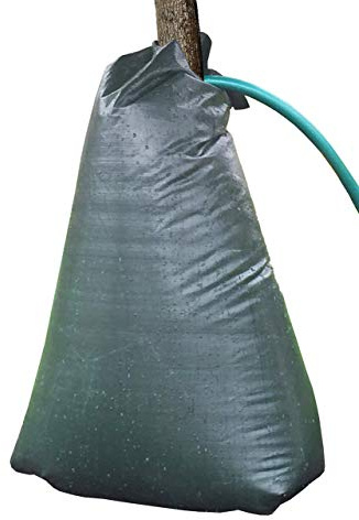 15 Gallon Slow-Release Tree Watering Bag, Watering Bag for Trees, Premium PVC Shrub Watering Bag with Heavy Duty Zipper, Durable Reusable Drip Irrigation Bag