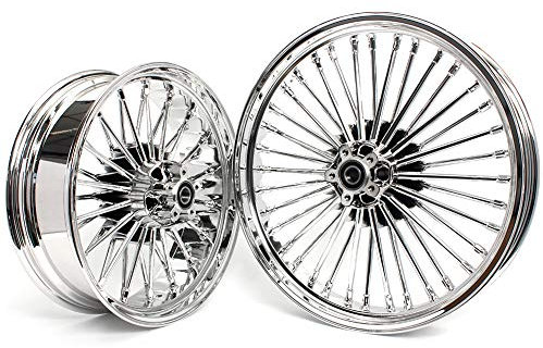 Tarazon - Cerchione per ruota anteriore da 21 x 3,5, cromato, 36 raggi, Dual Disc+, 18 x 5,5, per Harley Davidson Touring Softail Sportster Dyna Super Glide Street Bob Electra Glide