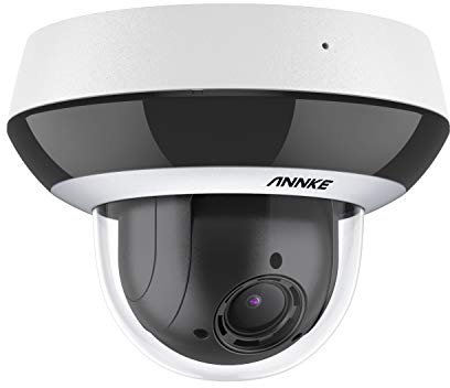 ANNKE 4MP PoE PTZ Dome Überwachungskamera Schwenkbar, 4-fach optischer Zoom, POE IP Kamera Intelligente Verhaltensanalyse, IK10 Vandalensichere, Farbnachtsicht, Antibeschlag, IP66 Wasserdicht, CZ400
