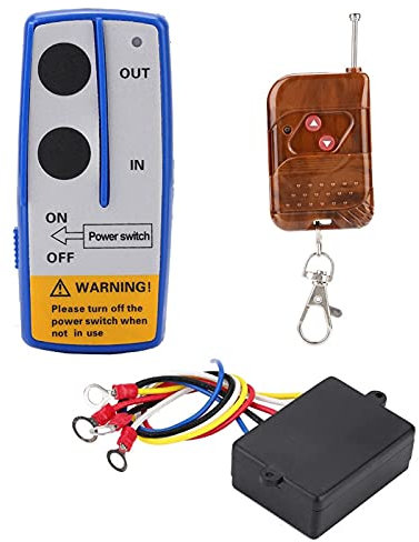 Telecomando per verricello, telecomando per verricello 12V Kit controller wireless universale da 50 piedi per camion per auto