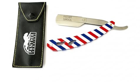 Stainless Steel Cut Throat Razor Trimmer For Men & Women Beard Shaving Razor Barber Hair Remover Shaver Beard Grooming Kit Cut Throat Shaving Single Blade Razor for Mens