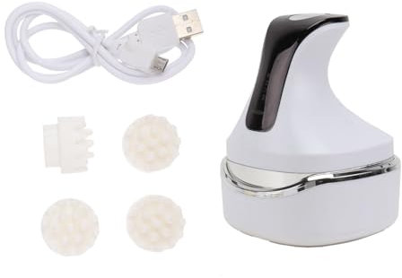 KOMBIUDA 2sätze Wiederaufladbares Kopfhautmassagegerät Elektrisch Kabellos Fördert Haarwachstum Lindert Kopfschmerzen Mit Abnehmbaren Massageköpfen Für Zuhause Und Reisen