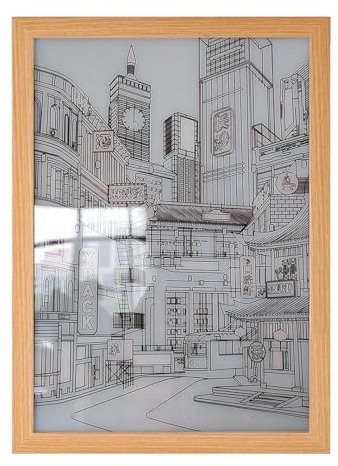 Gemälde, LED-Wanddekoration, beleuchtete Wandkunst, Stadtlandschaftsmalerei, beleuchtetes Bild, Wandkunstdrucke, Bild für Zuhause, Wohnzimmer