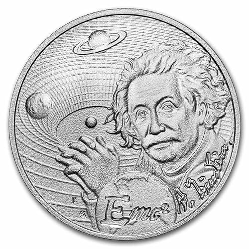Generisch 1 Unze Silbermünze Albert Einstein Inspirierende Ikonen (4.) 2022 - Niue - 1 Oz Silber Silver Coin Icons of Inspriration - weltweit nur 10.000 Stück!