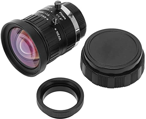 Obiettivo 10MP per telecamere di sicurezza lente 4mm apertura F1.8‑16 vetro con rivestimento iriflesso compatibile con modelli vari resistente allusura in alluminio manuale Iris