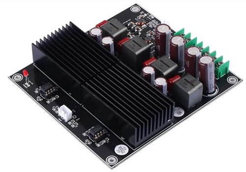 NONGYU Amplificateur de son numérique 600 W double canal de sortie large fréquence 20 Hz à 30 kHz pour un son professionnel HiFi double renforcement