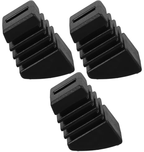 Generic 3pcs Drum Rack Rubber Feet Replacement Kit Anti-slip Rubber Drum Feet Easy to Install and Stepping Shackle Protection