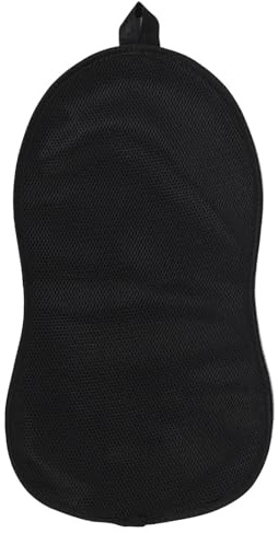 ADOCARN Svart Stötdämpande Sadelpad med Torkning Halkfri och Andningsbar Hästsadelkudde för Ridning Hoppning och Träning Ergonomisk Design