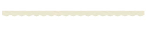 Ersatzstoff Querbehang Vorhang Creme 4,5 m | 100% Polyester mit PU-Beschichtung, wasserabweisend, wetterfest, leicht zu transportieren