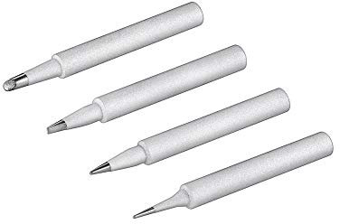 Fixpoint 51073 - Punte di Ricambio per Stazione di Saldatura EP 5, Set di 4 diversi tipi di punte