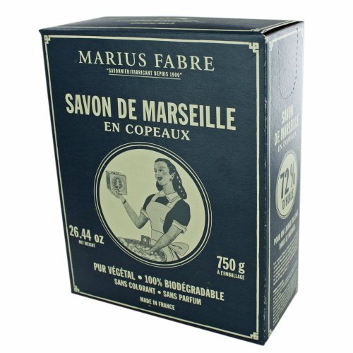 Marius Fabre tvålflingor Savon de Marseille nature (för maskiner och handtvätt), 750 g
