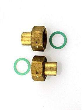 Verschraubung Wasserzähler mit Dichtung Löt 15 3/4 IG für 15 mm Kupferrohr