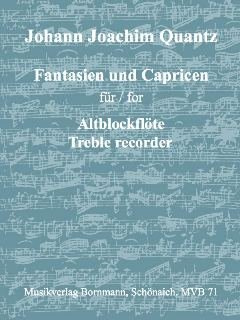 Fantasien und Capricen für Altblockflöte