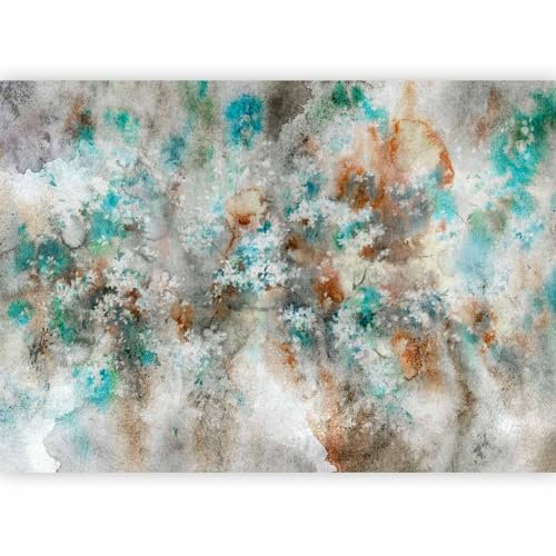 murando Fotomurales 450x315 cm XXL Papel pintado tejido no tejido Decoración de Pared decorativos Murales moderna de Diseno Fotográfico Naturaleza concreto retro vintage Flores a-C-0177-a-a