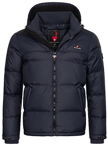 Höhenhorn - Piumino invernale da uomo Bristen, imbottito, Blu scuro, XXL