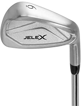 JELEX Mazza da golf per destrorsi, in acciaio inox, per principianti e professionisti, per il campo da golf o per l'allenamento sul tappetino, ferro 3, 4, 5, 6, 7 e SW, PW