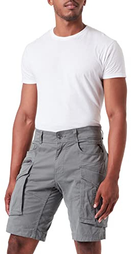 REPLAY Joe Short, Pantaloncini Uomo, 703 Verde Aviatore, 34W