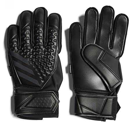 adidas Unisex Goalkeeper Gloves (Fingerschme) Pred Gl MTC Fsj, Black/Black/Black, HY4073, Size 5
