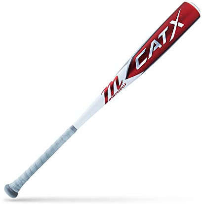 Marucci Catx Bbcor-3 Mazza da Baseball in Alluminio, Uomo, Bianco/Rosso, 32/ 29 oz