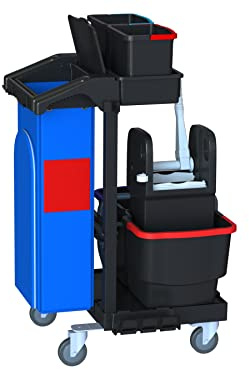 ARCORA| ECOBLACK 100| REINIGUNGS- & SERVICEWAGEN| 1 STÜCK| Reinigungs- & Servicewagen aus 98% recylctem Produkt
