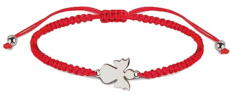 Tirdkid Kommunion Geschenke für Mädchen，Handgefertigtes Schutzengel Armband，Erstkommunion Kommunion Geschenk, Rosenkranz- & christliches Erstkommunion Geschenk