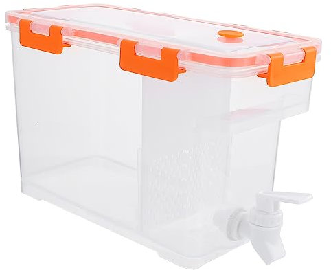 MAGICLULU Wassertopf Mit Großem Fassungsvermögen Getränkeeimer Mit Wasserhahn Für Kühlschrank Kaltwassertopf Aus Hochwertigen Materialien Wasserspender Für Kaltes Wasser Und Tees