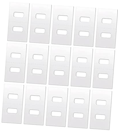 TOPBATHY Klebstoff 24St Jalousien Reparatur aufkleber Vertikaljalousie-Reparaturclip Vertikale PVC-Reparaturschaufelschoner PVC Blindschaufelschoner einfach Reparaturblatt Zubehör