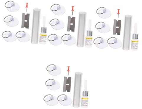 iplusmile 4sätze Windschutzscheiben Reparaturset Diy Glasreparaturwerkzeuge Für Riss Und Chipreparatur Geeignet Für Verschiedene Laminat-windschutzscheiben Einfache Anwendung Und