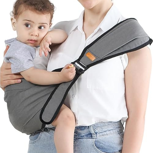 Ergonomische All-in-One-Kindertrage - manesa (Grau)