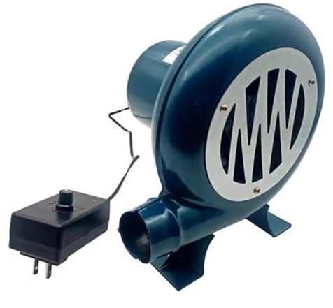 Soplador De Barbacoa - Soplador De Aire Eléctrico Centrífugo, Turbina Soplador De Castillos Hinchables, Parrilla del Encendedor del Carbón De La Fan, Excitador De Llama De Arranque De Fuego(40W)