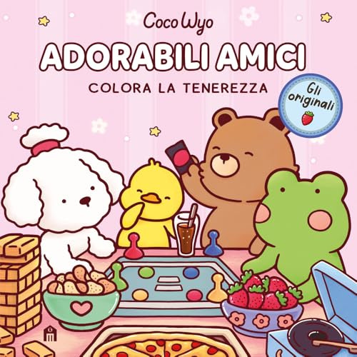 Adorabili amici. Libro da colorare per tutte le età. Gli originali Coco Wyo