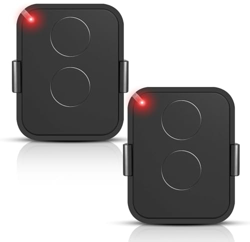 2 Telecomandi ON2E, 2 Canali, Telecomando Cancello, 433,92 MHz, con Codice Girevole Sicuro, Compatibile con Ricevitori Automatizzati