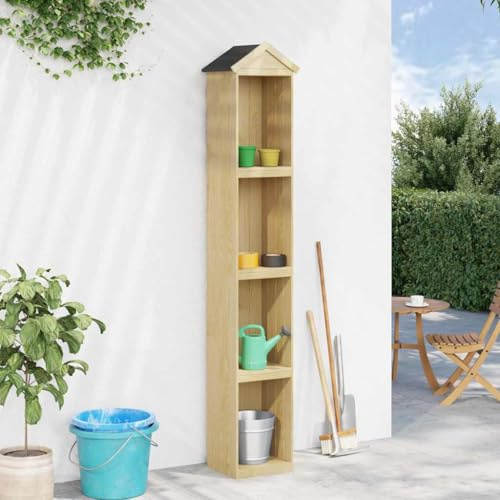 Abri de jardin - 40 x 33 x 222 cm - En pin imprégné - Pour jardin, terrasse, pelouse