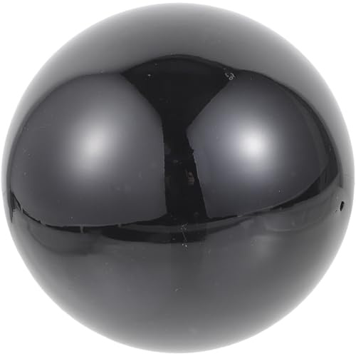 Ciieeo Edelstahlkugel Dekorative Gartenkugel Schwarz, Spiegelnd | Kugelornament für Garten und Tischdeko, Lichtreflex, Robustes Design