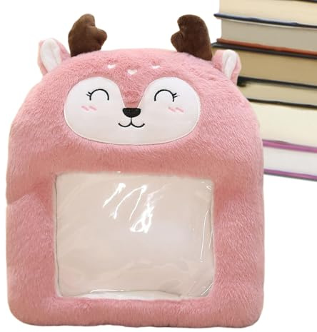 Manguito Térmico - Almohada Suave con Temática de Dibujos Animados para Decoración de la Habitación y para Abrazos - Manguito de Mano de Peluche,Para Niños, Mujeres, Barriga, Hombros, Estómago, Pierna