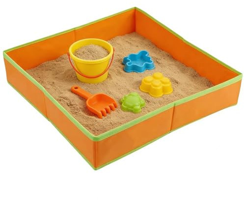 Mesa sensorial al Aire Libre, Bandeja de Actividades de Playa, Mesa de Tela no Tejida Impermeable con característica Resistente, mesas de Juego para niños, Bandeja de Actividades con diseño ,