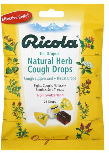 Ricola Original Herb Cough & Throat Drops, 21 ct