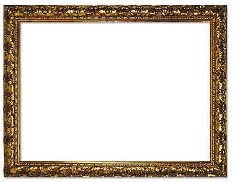 Barockrahmen 333 ORO, Gold 60 x 120 cm, Leerrahmen